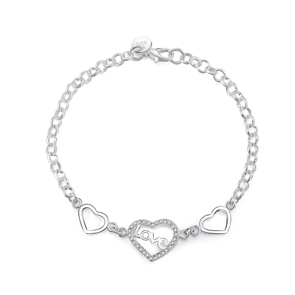 Pulsera Amor de Plata de Ley 925