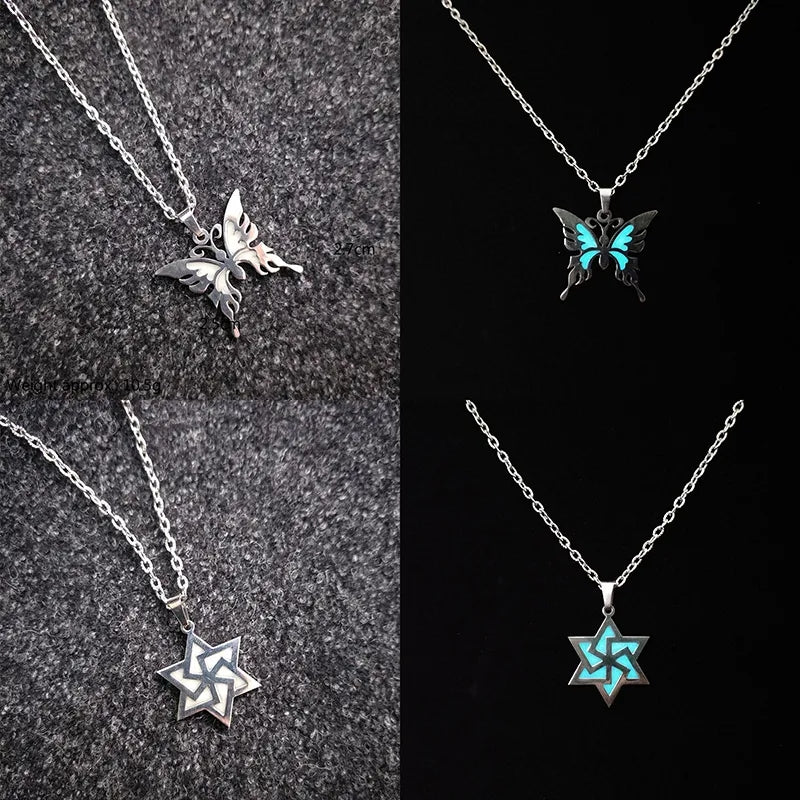 Collar brillante de acero inoxidable