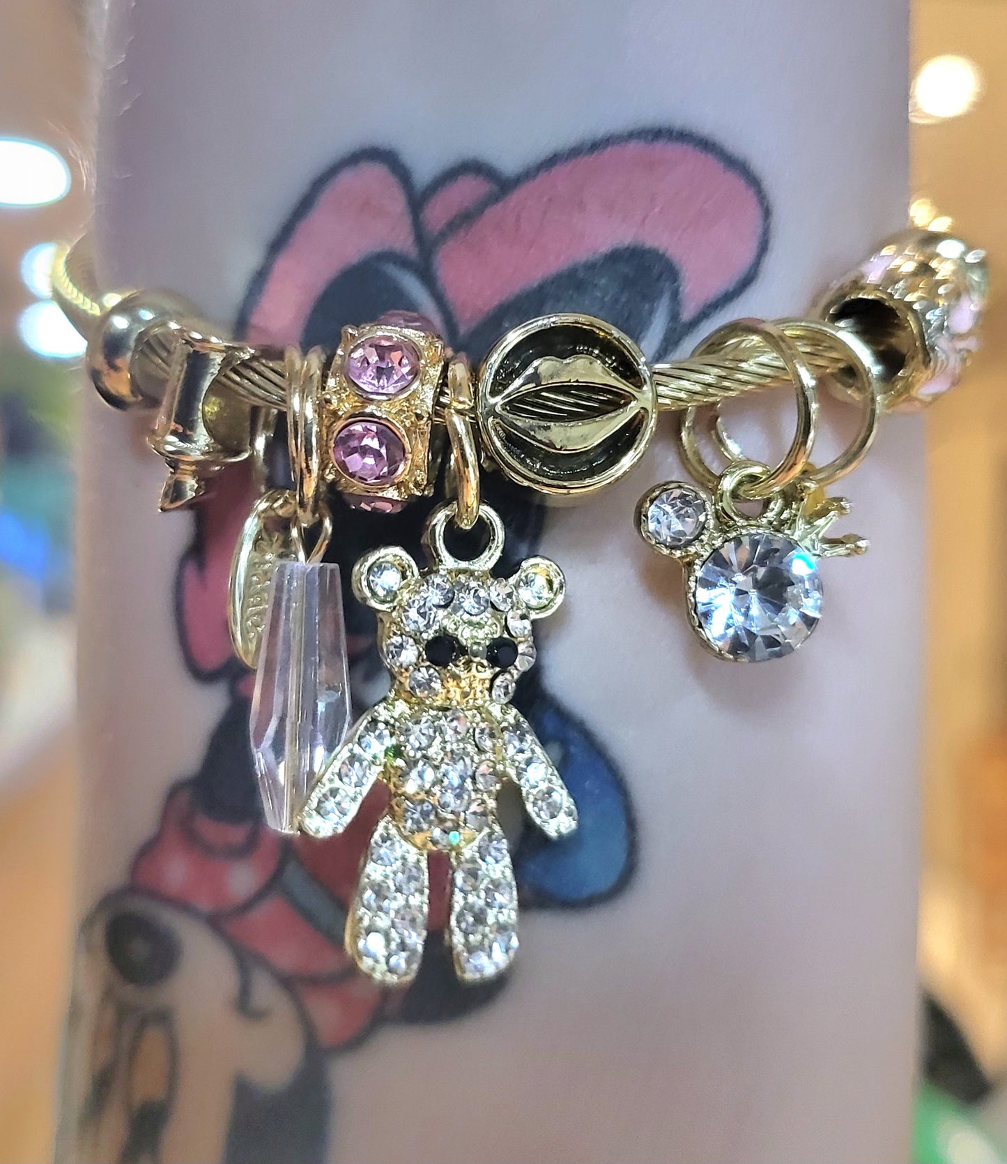 Pulsera oso acero inoxidable