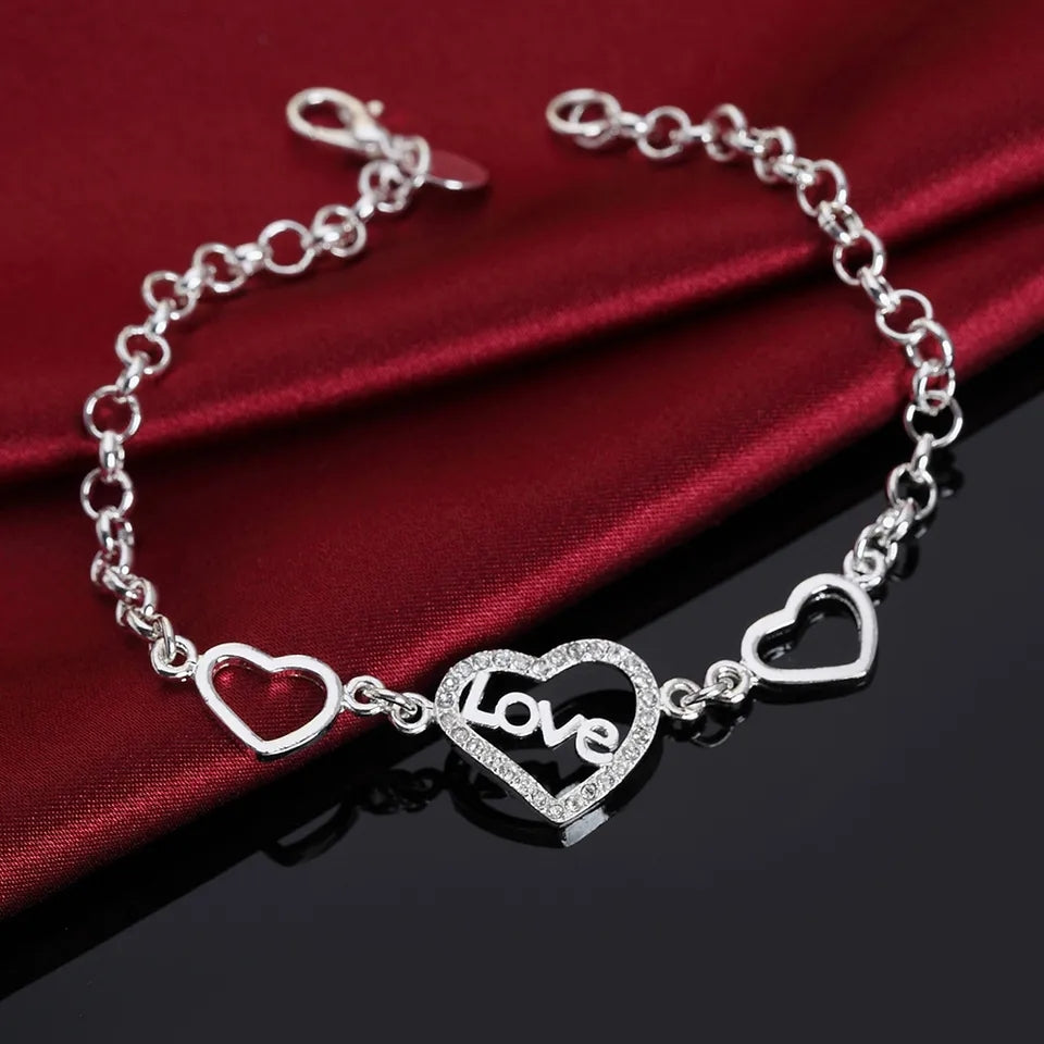 Pulsera Amor de Plata de Ley 925