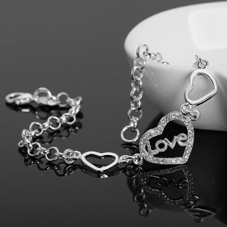 Pulsera Amor de Plata de Ley 925