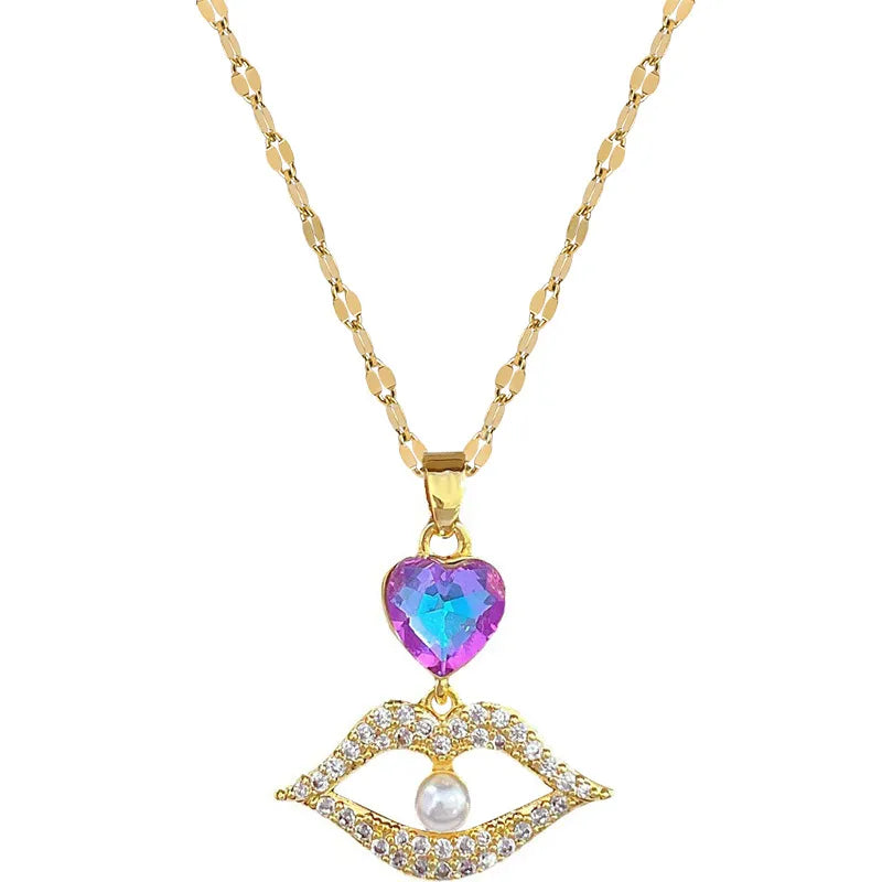 Collar de Labios en Acero Inoxidable