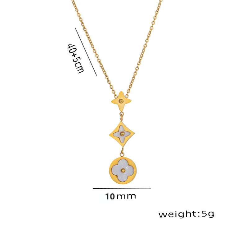 Conjunto "Titanium Blossom Elegance" acero inoxidable