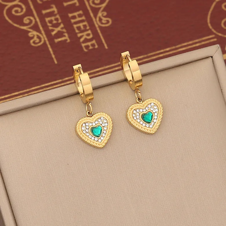 Conjunto " Green Heart Luxury" acero inoxidable