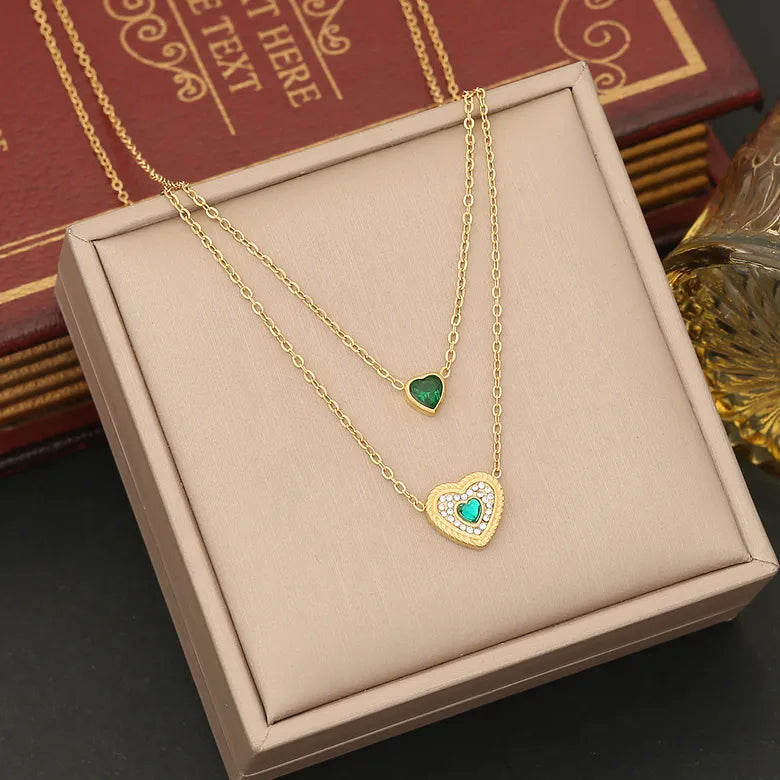 Conjunto " Green Heart Luxury" acero inoxidable