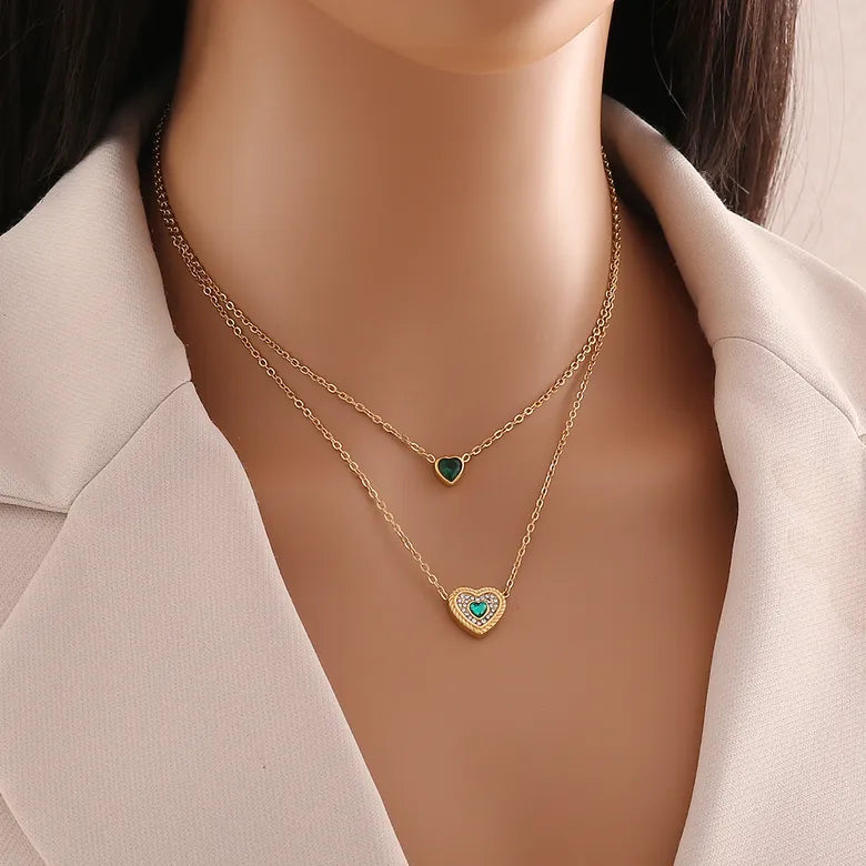 Conjunto " Green Heart Luxury" acero inoxidable