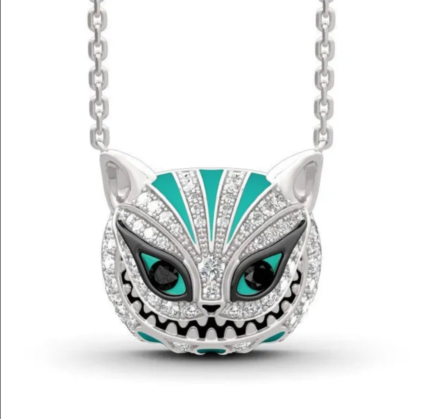 Collar gato sonriente