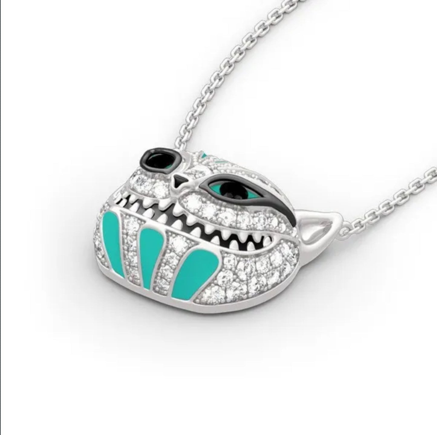 Collar gato sonriente