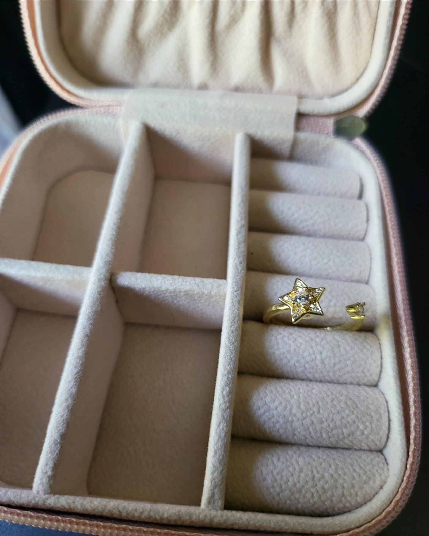 Anillo estrella giratorio