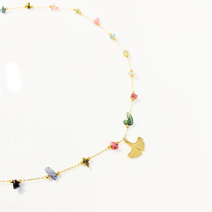 Collar Gingko Tourmaline