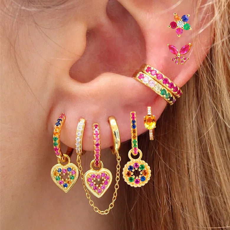 Pendiente "Heart Whisper Earrings"