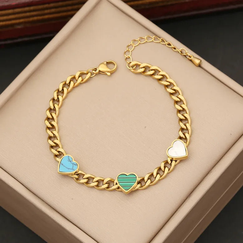 Pulsera "Hearts Eternity" acero inoxidable